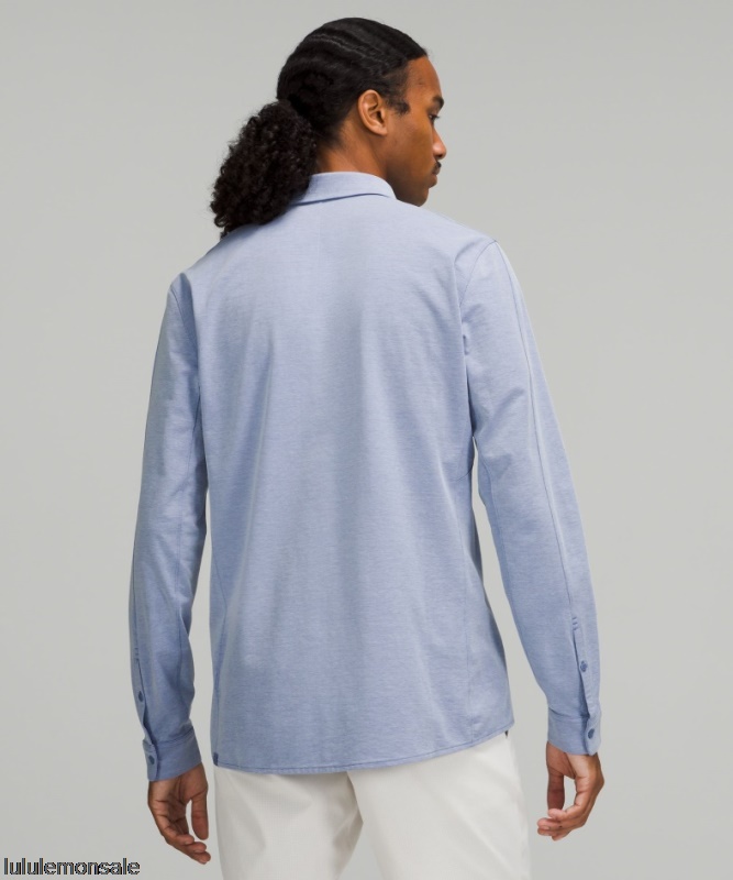 Lululemon Verkauf DELULU611 | Harbour Blue Commission Langarmshirt